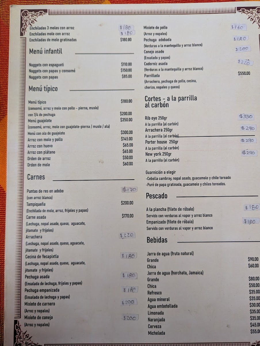 Ex Hacienda Tlaixco Menu - Image 2