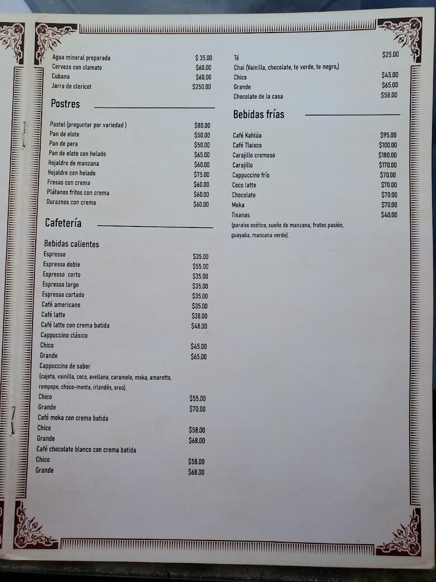 Ex Hacienda Tlaixco Menu - Image 4